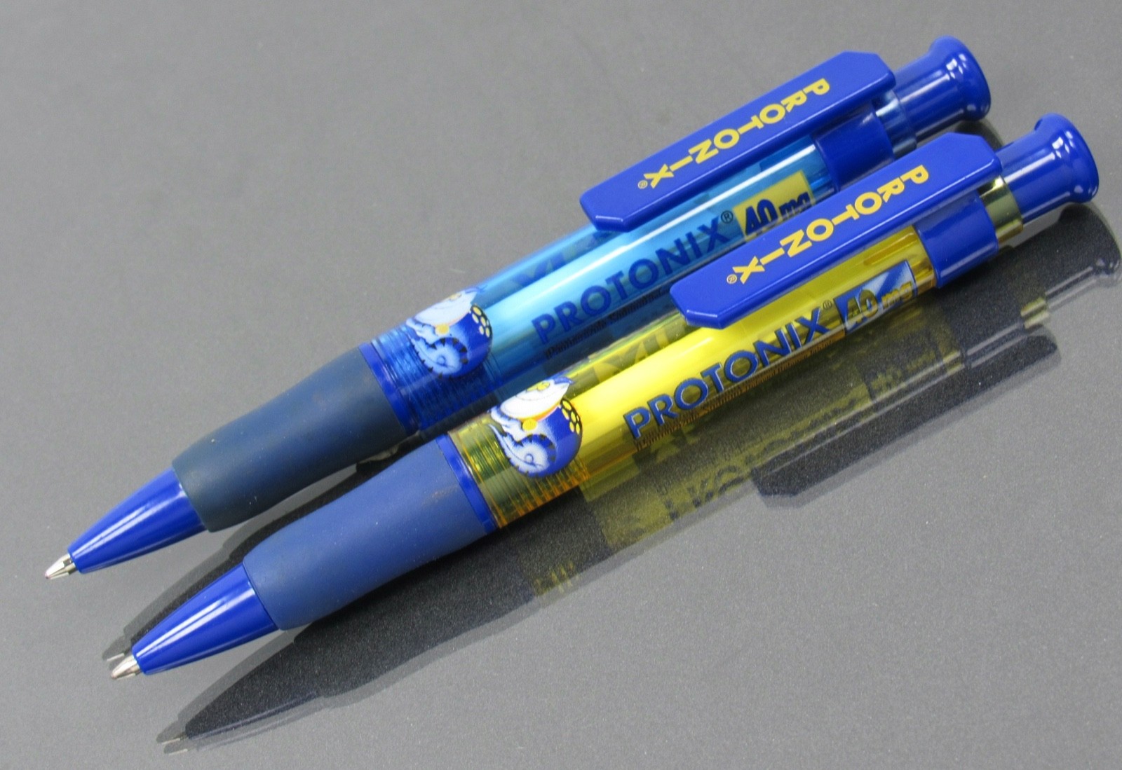 Lot of 2 Protonix PENS Drug Rep Pharmaceutical Advertising GERD Monster