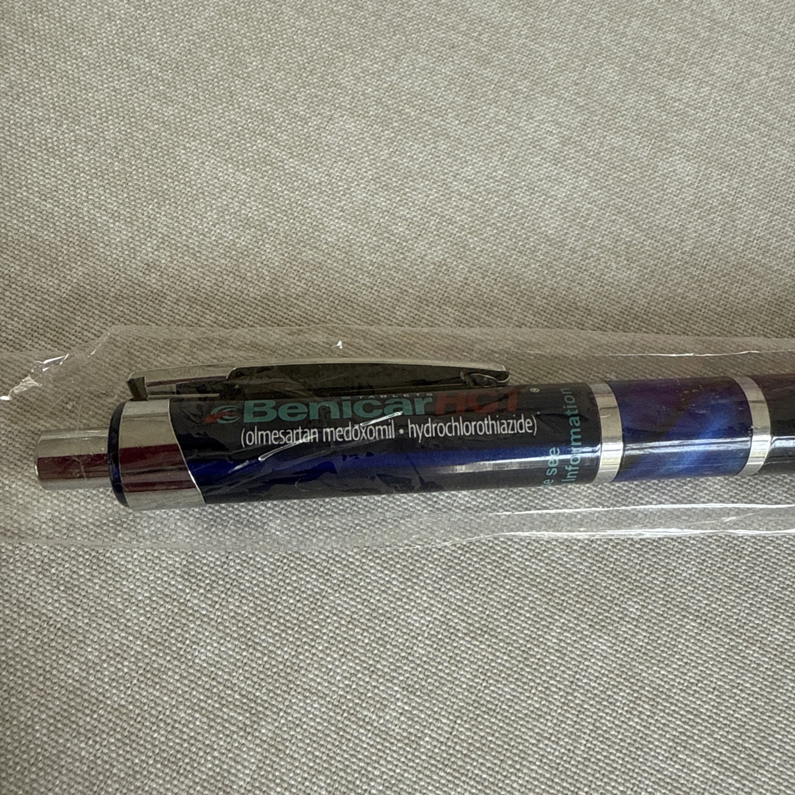 Beautiful Heavy Metal Benicar Pharmaceutical Drug Rep Pen Medical Mint Writes