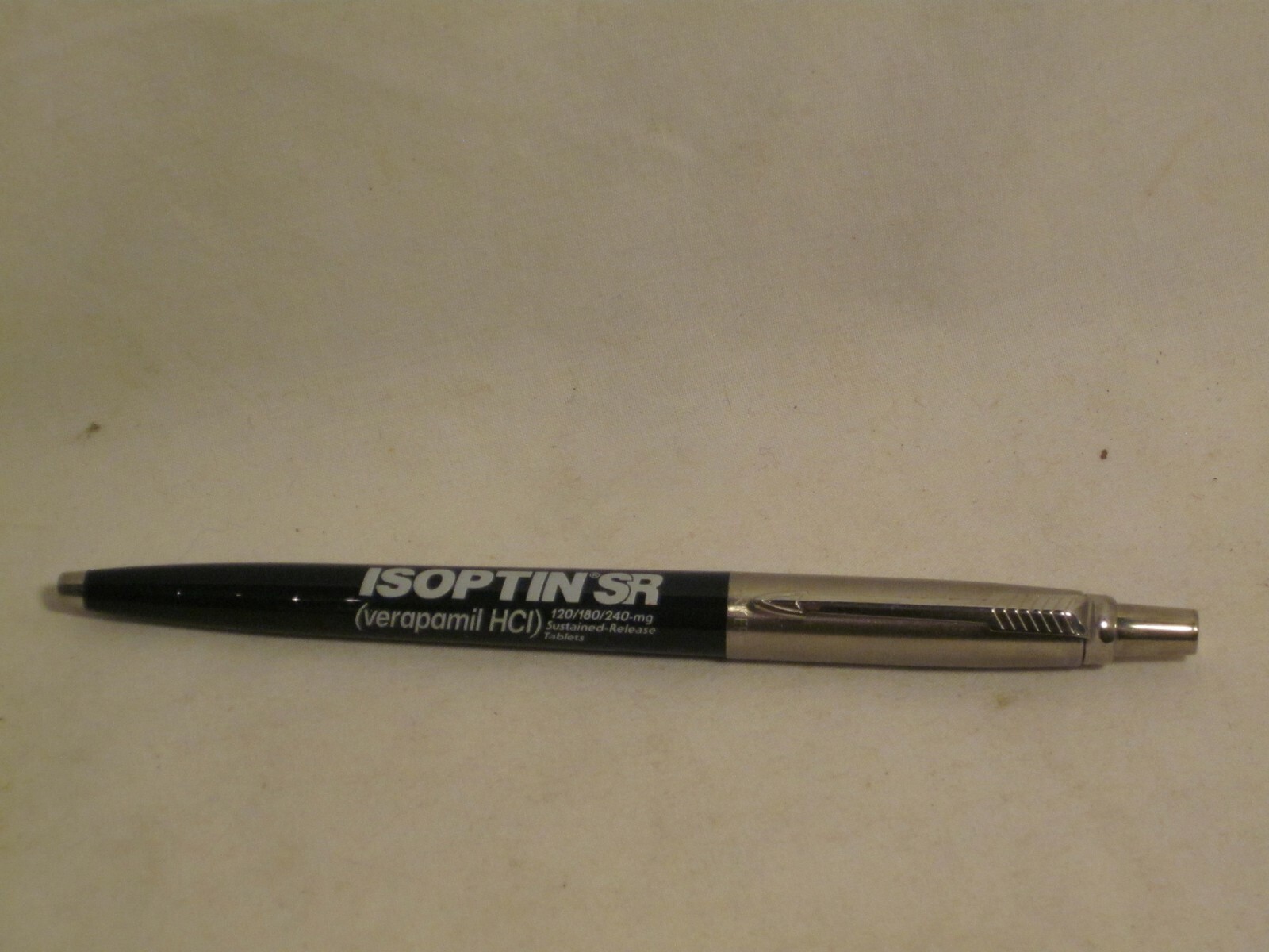 1 vintage Parker U.S.A. arrow pen Pharmaceutical promotional ISOPTIN SR