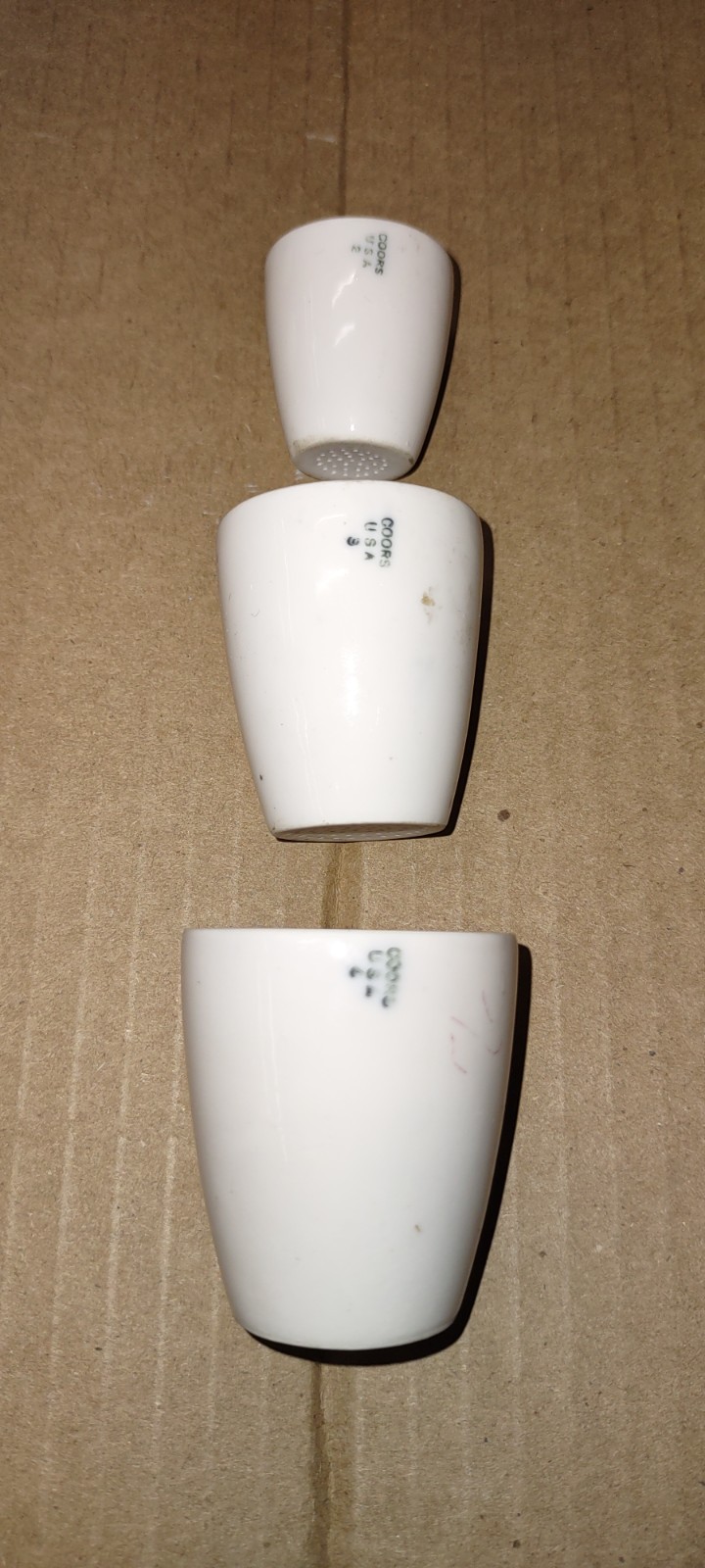 20 Vtg Coors USA(Blue)Porcelain Apothecary Lab items