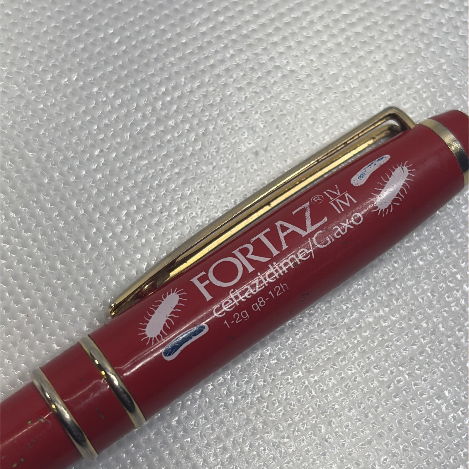 Fortaz Pharmaceutical Advertising Drug Rep Pen – Dried Ink Parker Refills