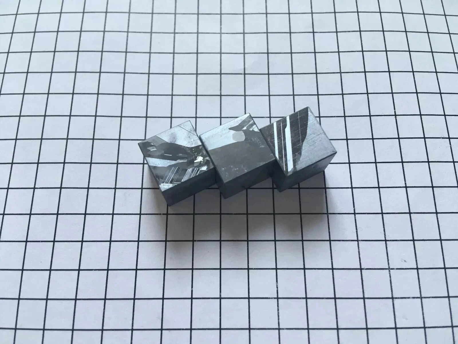 Silicon 10mm cube etched crystal structure Si periodic table element collection