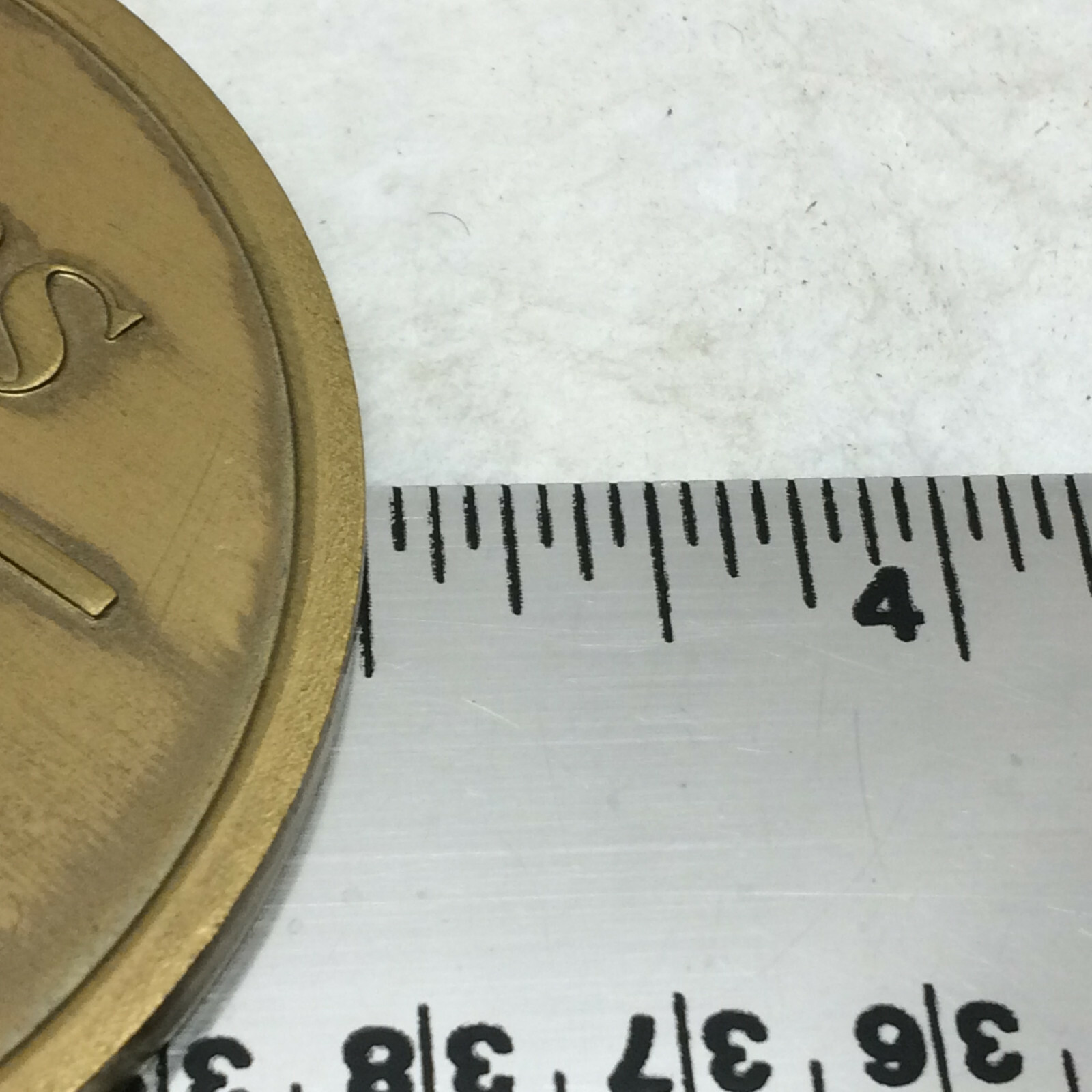 Vintage Metal Paper Weight Advertising Ilosone Pharmaceutical Drug Item