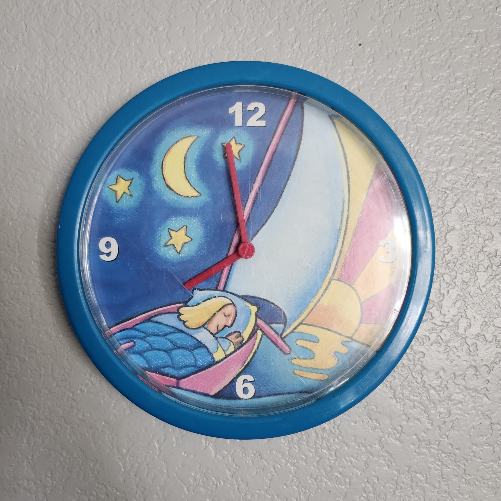 Vintage Ambien Drug “Simone” Sleepy Girl Clock Pharmaceutical Drug Rep PARTS