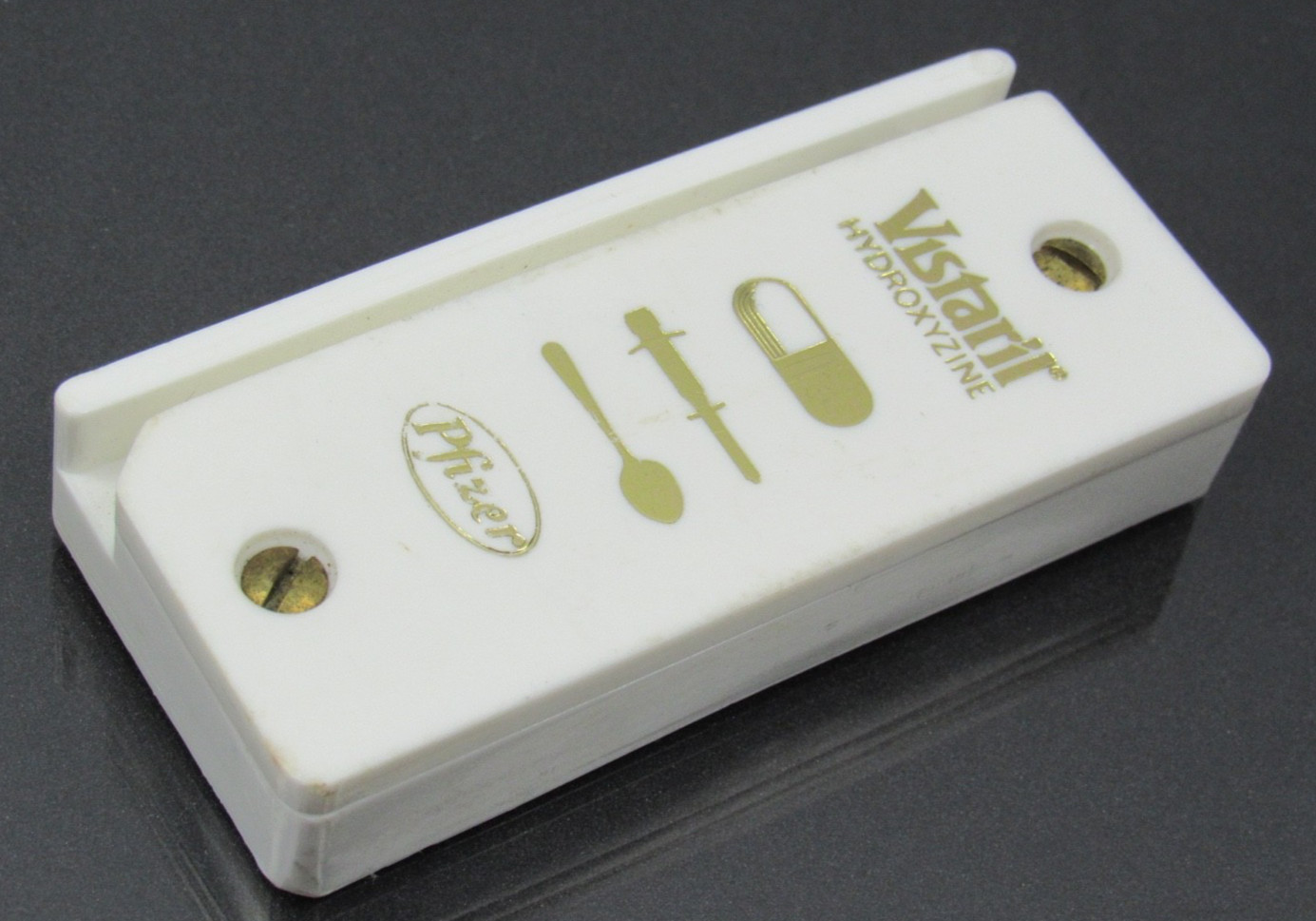 Rare Pfizer Vistaril Letter Opener Drug Rep Pharmaceutical Promo Advertising