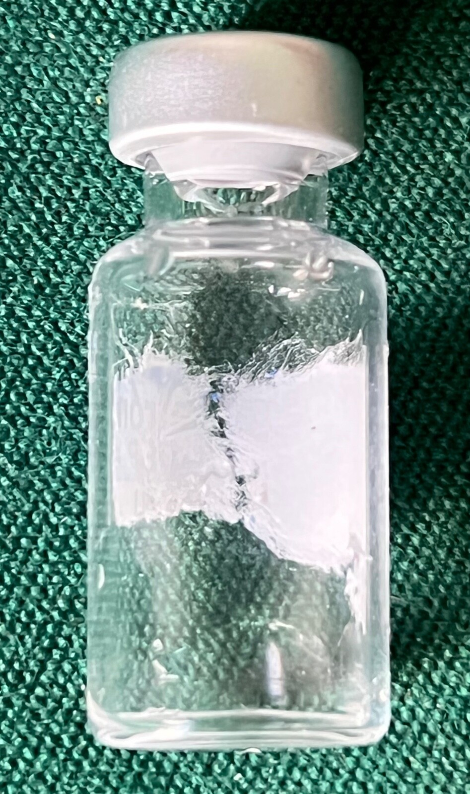 vtg empty clear vial for display #5