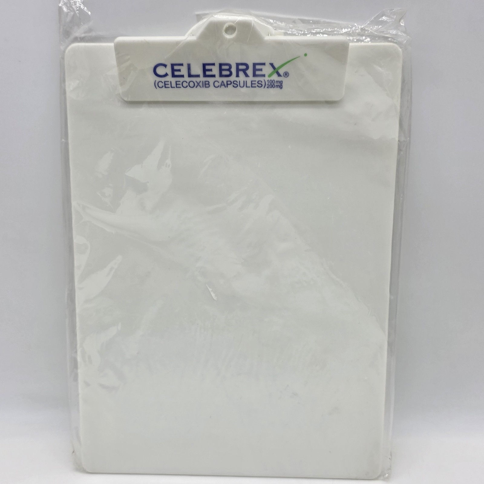 Celebrex Celecoxib Pharmaceutical White Medical Plastic Clipboard 9in X 13in