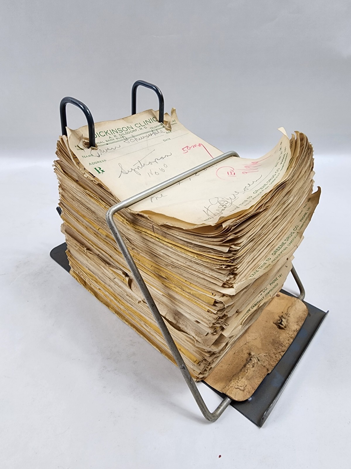Prescription Atlas Rx Pad Paper Apothecary Druggist Pharmacy Medicine 1949