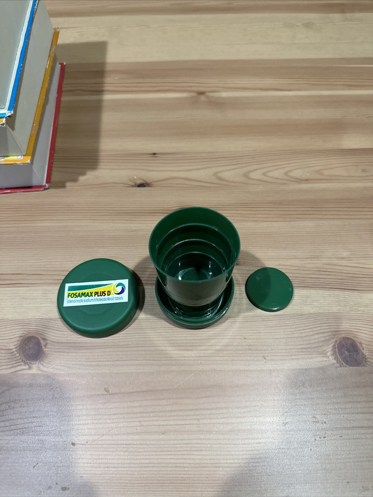 Fosamax + D (Alendronate) Merck Medical Drug Rep Travel Cup Collapsible Rare!