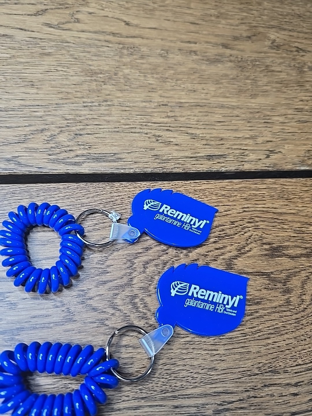 Reminyl Pharmaceutical Drug Rep Advertising Wrist Key Chain Lot Of 5 New