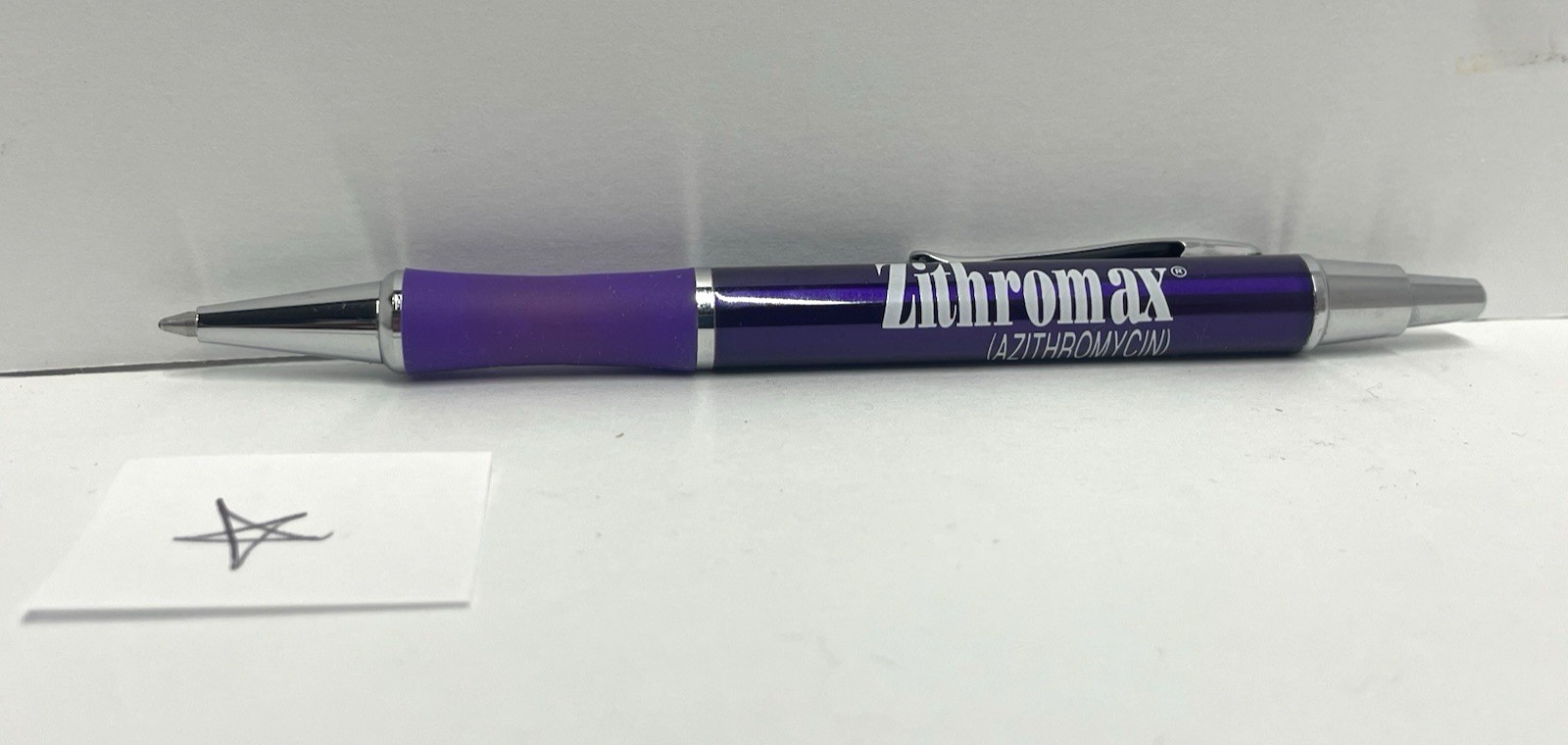 PURPLE Drug Rep Advertising Pen Pharmaceuticals Collectable