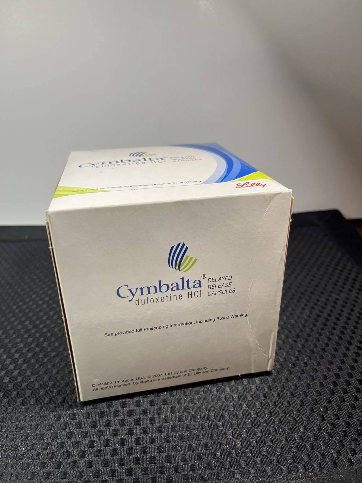 NEW Old Stock Cymbalta Tissue Box Drug Rep Merch