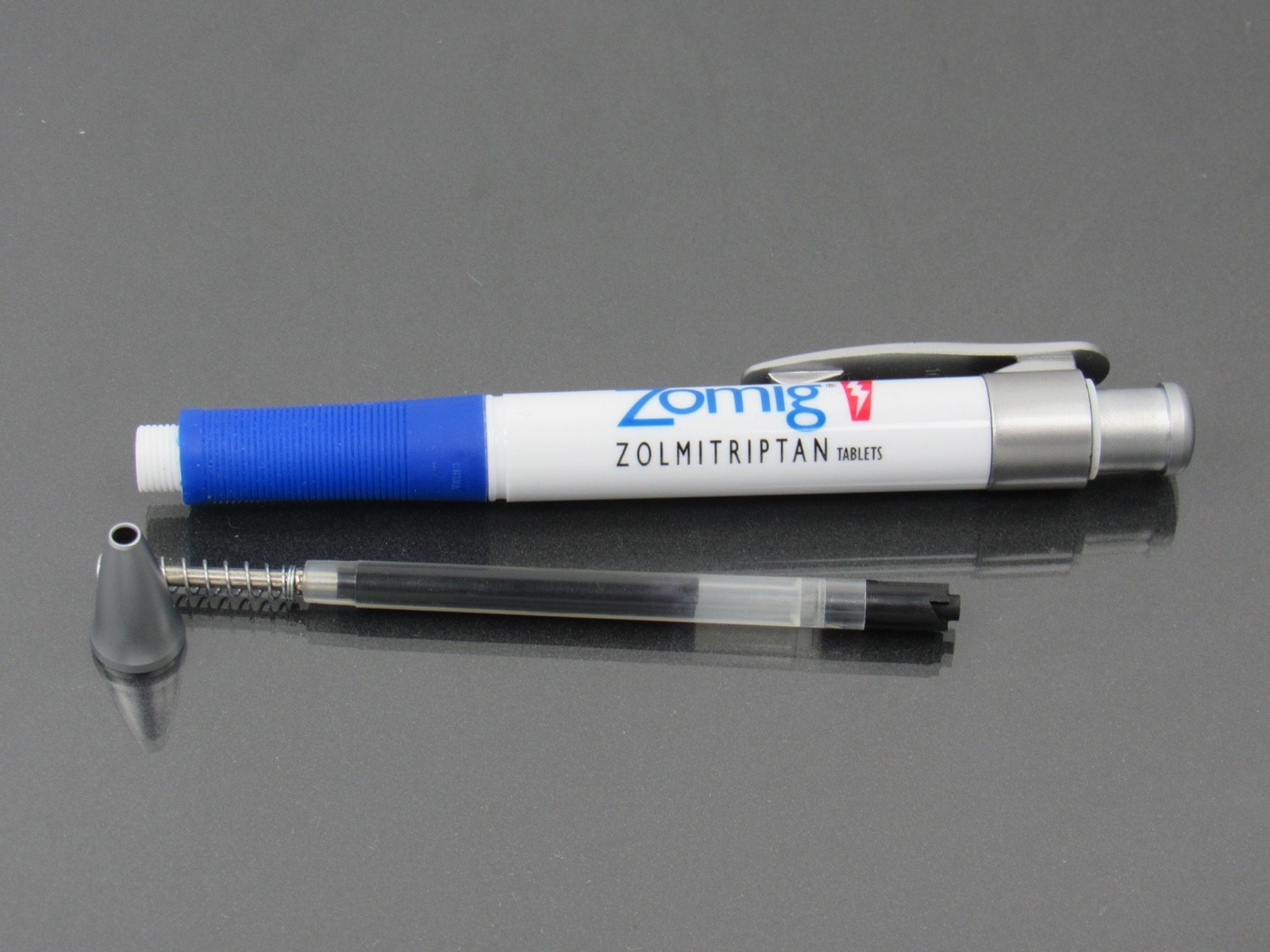 Wide Body Zomig Metal & Plastic PEN Drug Rep Pharmaceutical Promo Advertising