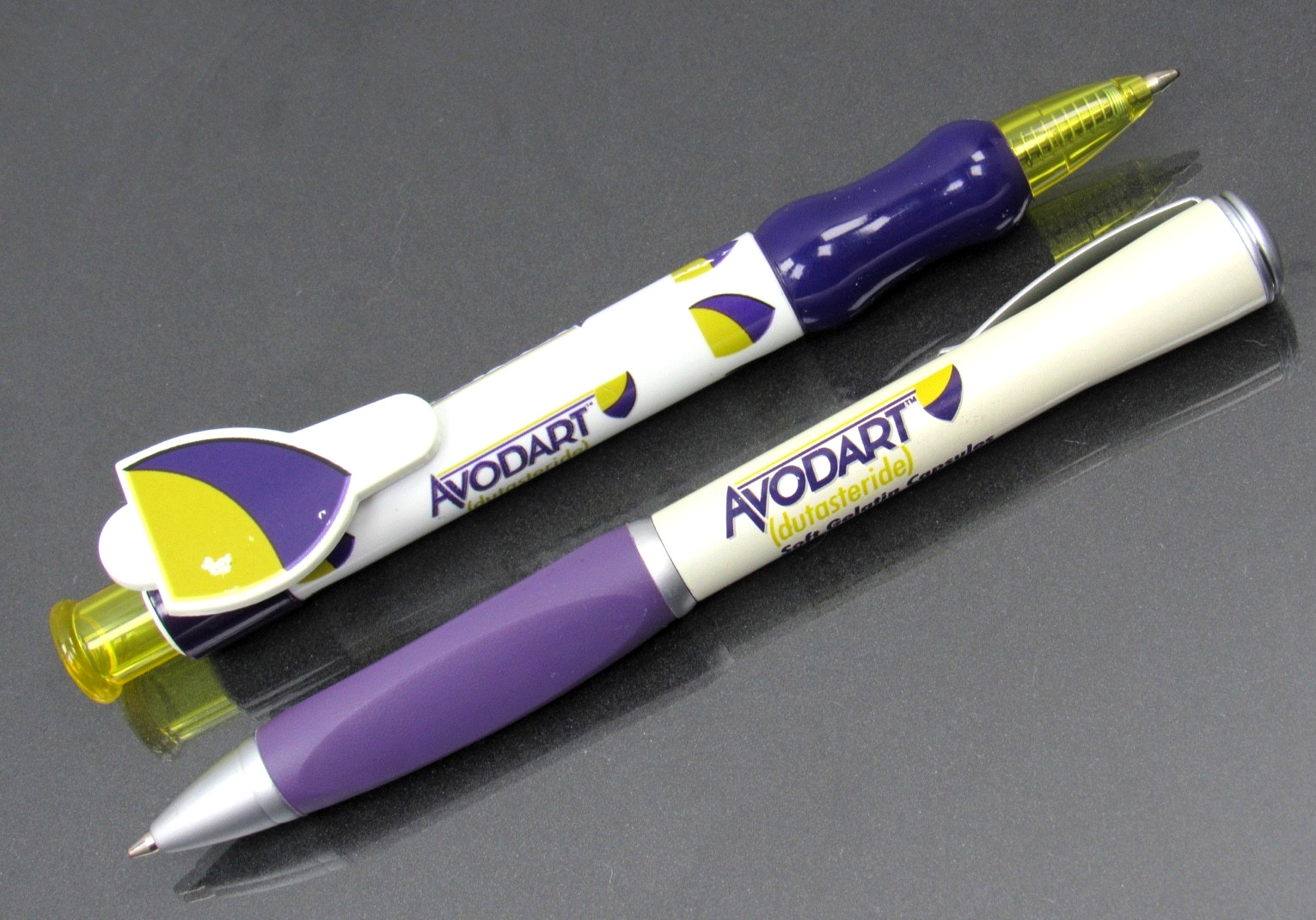 Avodart PENS Plastic & Heavy Metal Drug Rep Pharmaceutical Promo Advertising