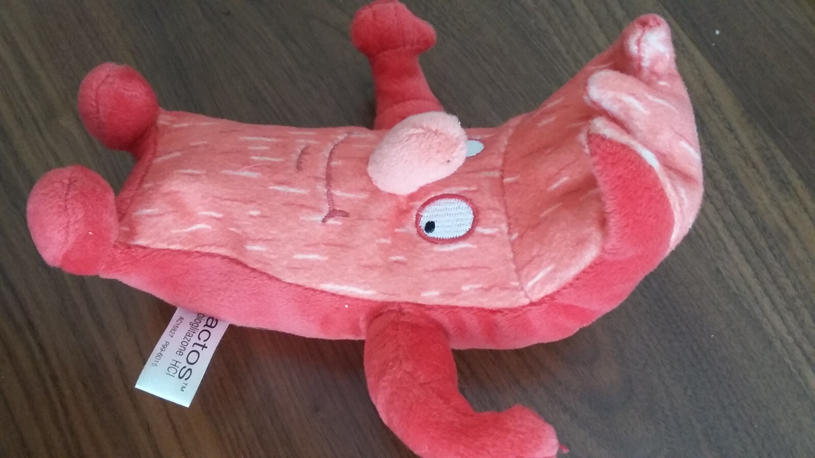 Actos (pioglitazone) Promotional Stuffed Plush Toy “Muscle”