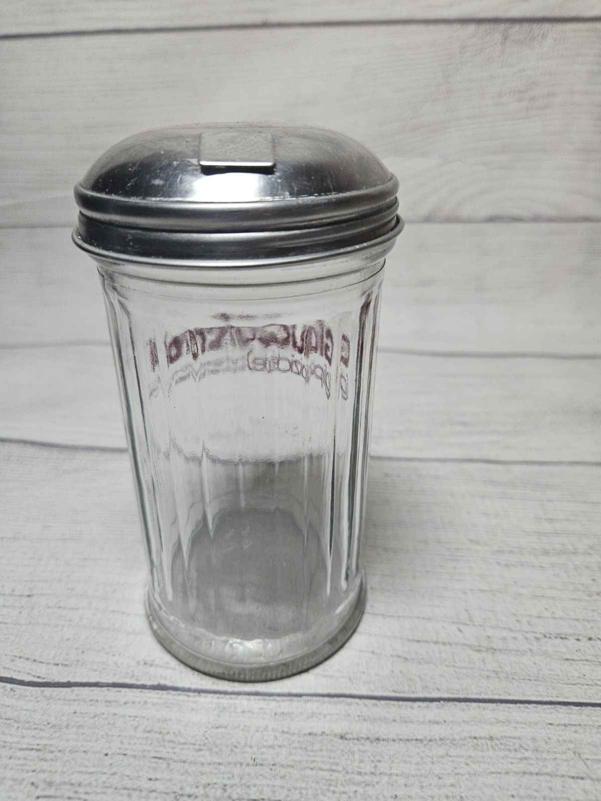 Vintage GLUCOTROL Glass Sugar Container Promotional Item – Glipizide – 1990s