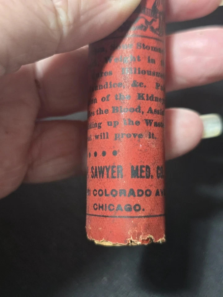 Vintage, 100+ year old Dr AP Sawyer ‘Family Cure’ Pills, NOS. EXTREMELY Rare!