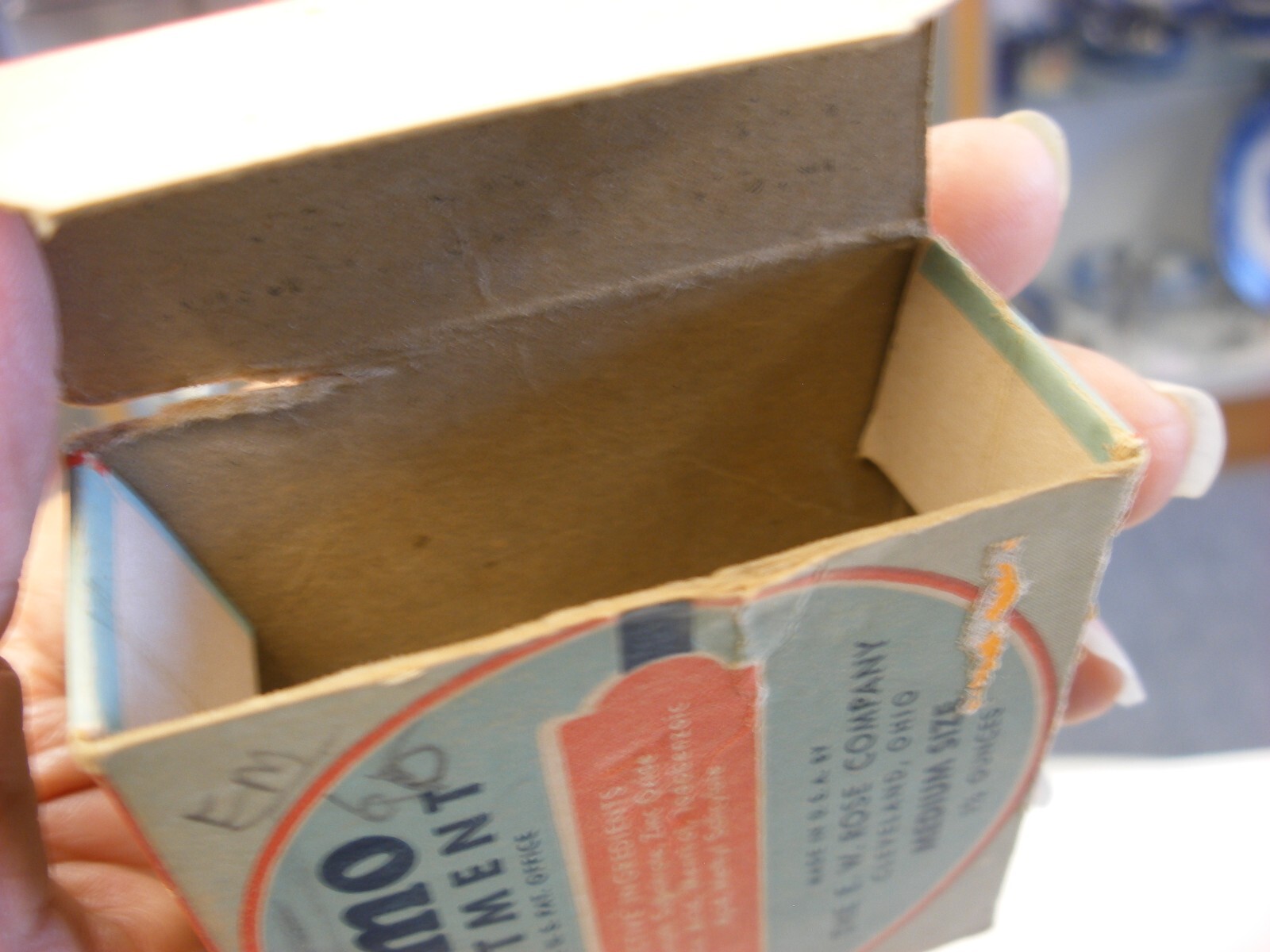 Vintage Medical Remedy Pharmacy Quack Cure – Zemo Ointment – Empty