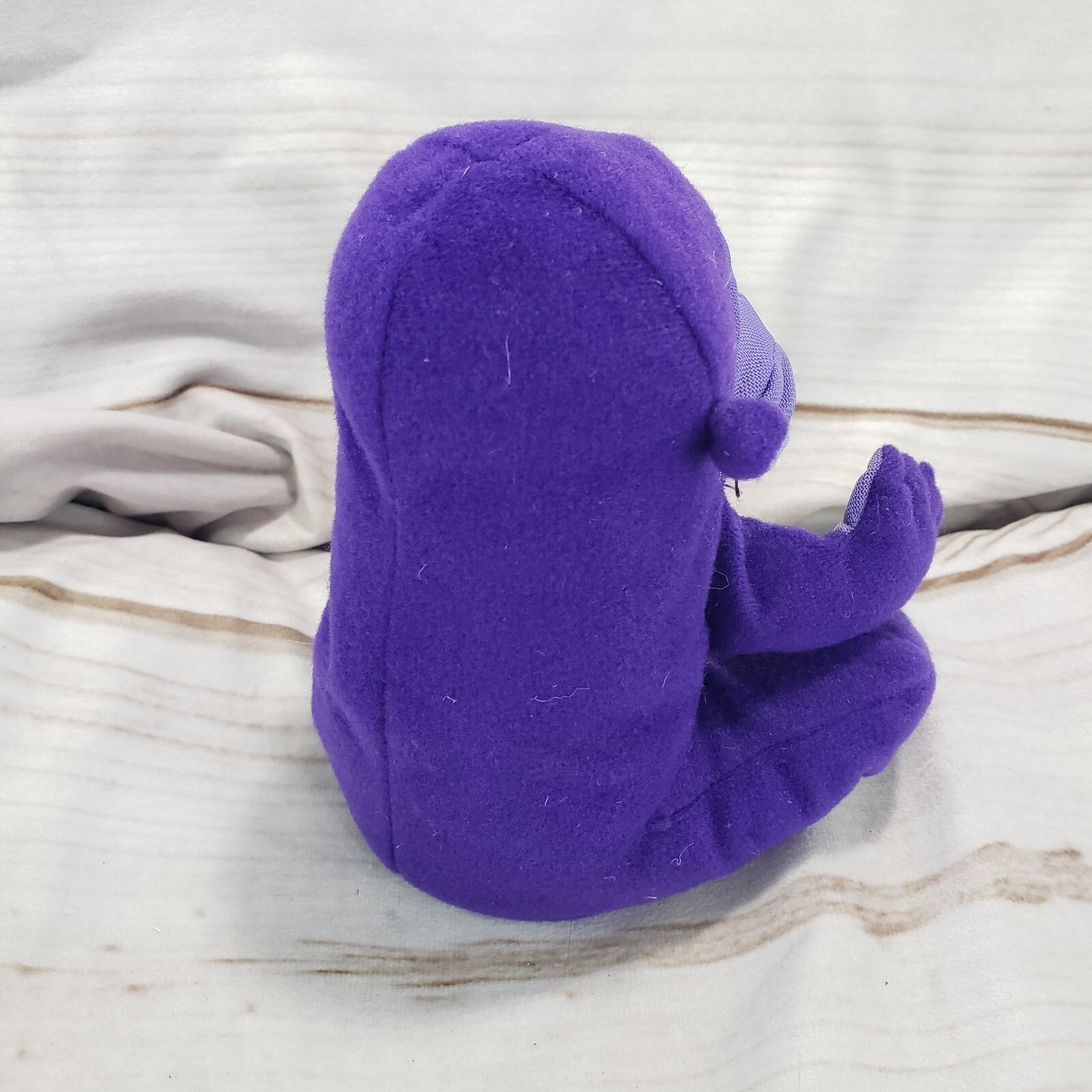 Zyrtec Purple Gorilla Plush Beanbag Toy Advertising Promo Monkey 6 Inch 1998