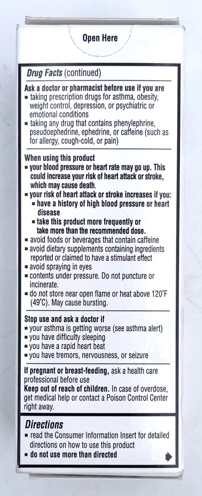 (2) Primatene Mist Epinephrine Inhalation Aerosol 160 Sprays 11.7g (EXP – 10/27)