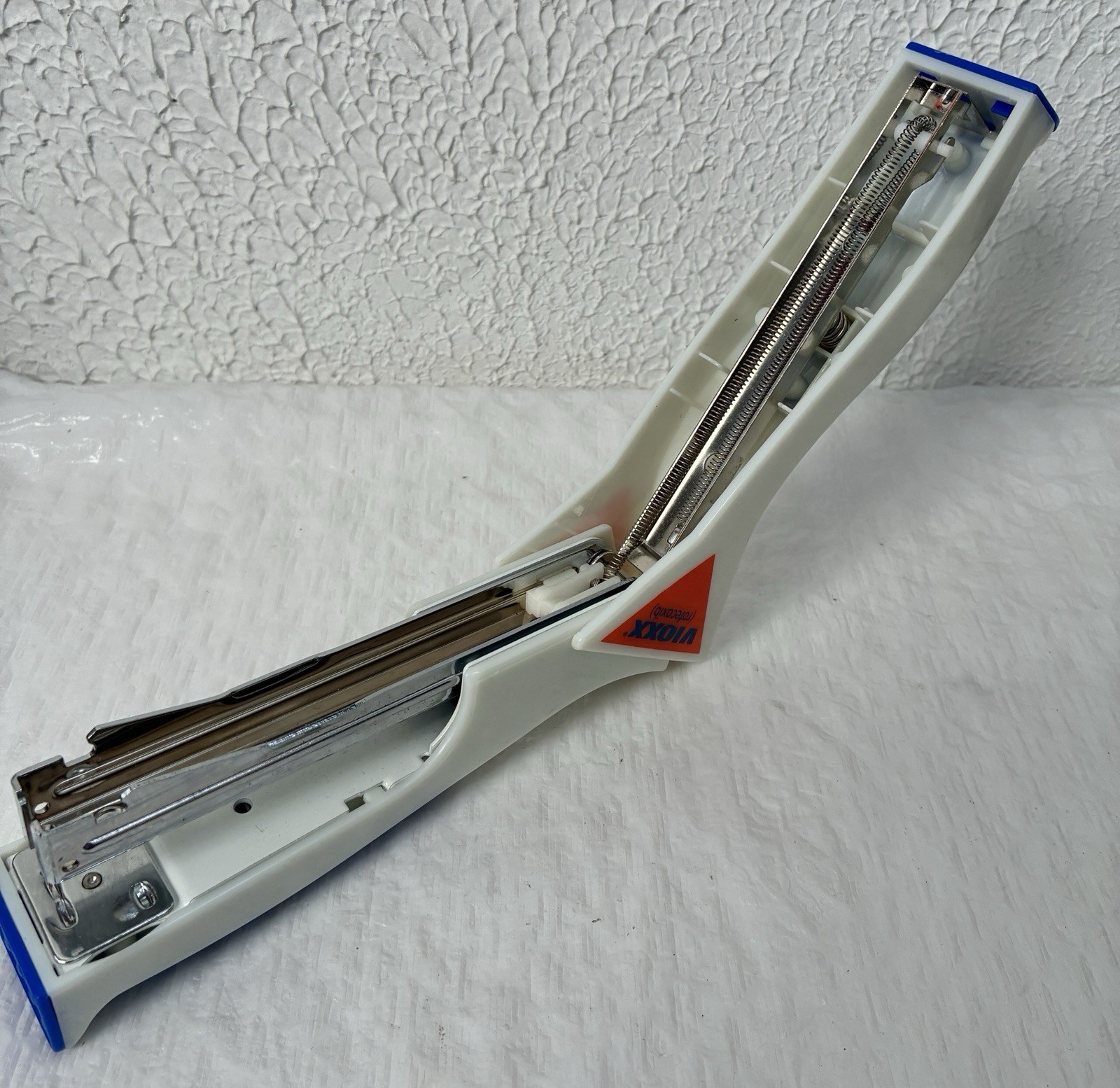 VIOXX STAPLER Drug Rep Pharmaceutical Promo Advertising Blue & Orange