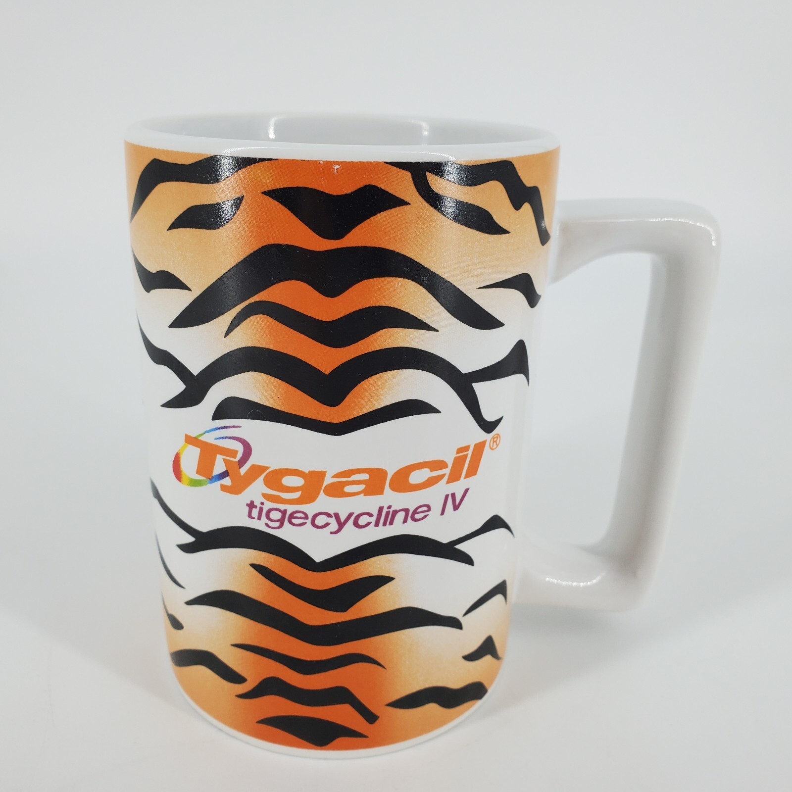 Tygacil Coffee Mug Cup Wyeth Pharmaceutical Drug Rep Pharma Promo Tigecycline IV