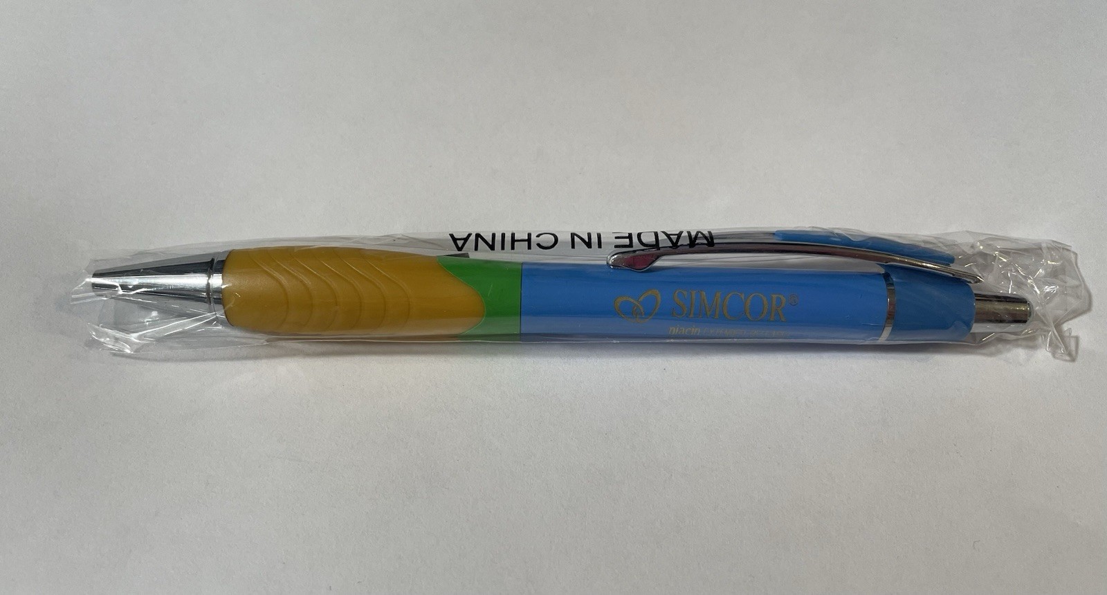 NEW Simcor Drug Rep Premium Metal Pens Pharmaceutical Pharma Niacin Y2K UNTESTED