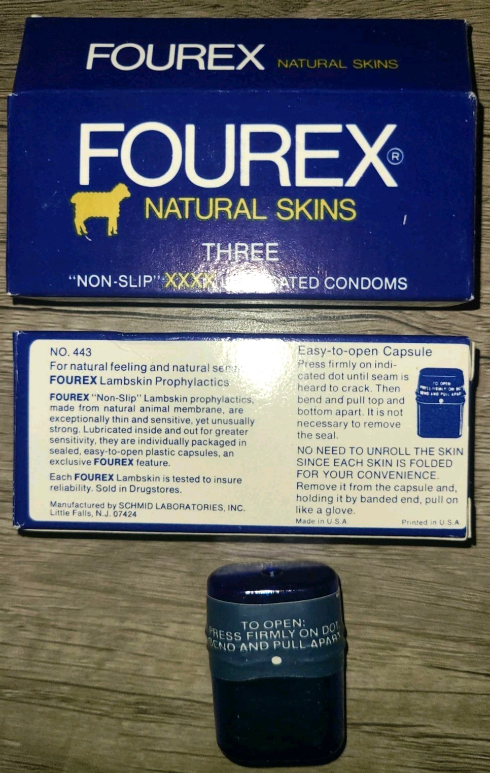 Vtg condoms, mixed lot – Ramses, Fourex Natural Skins, Seal tite prophylactic