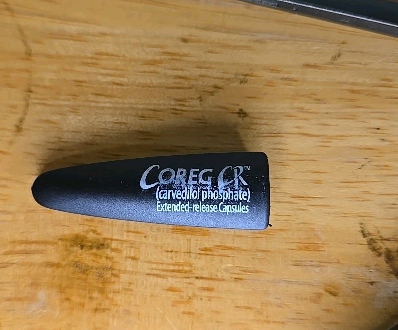 Coreg Carvedilol Drug Rep Pharmaceutical Ad Promotional Ruler And Compass Rare