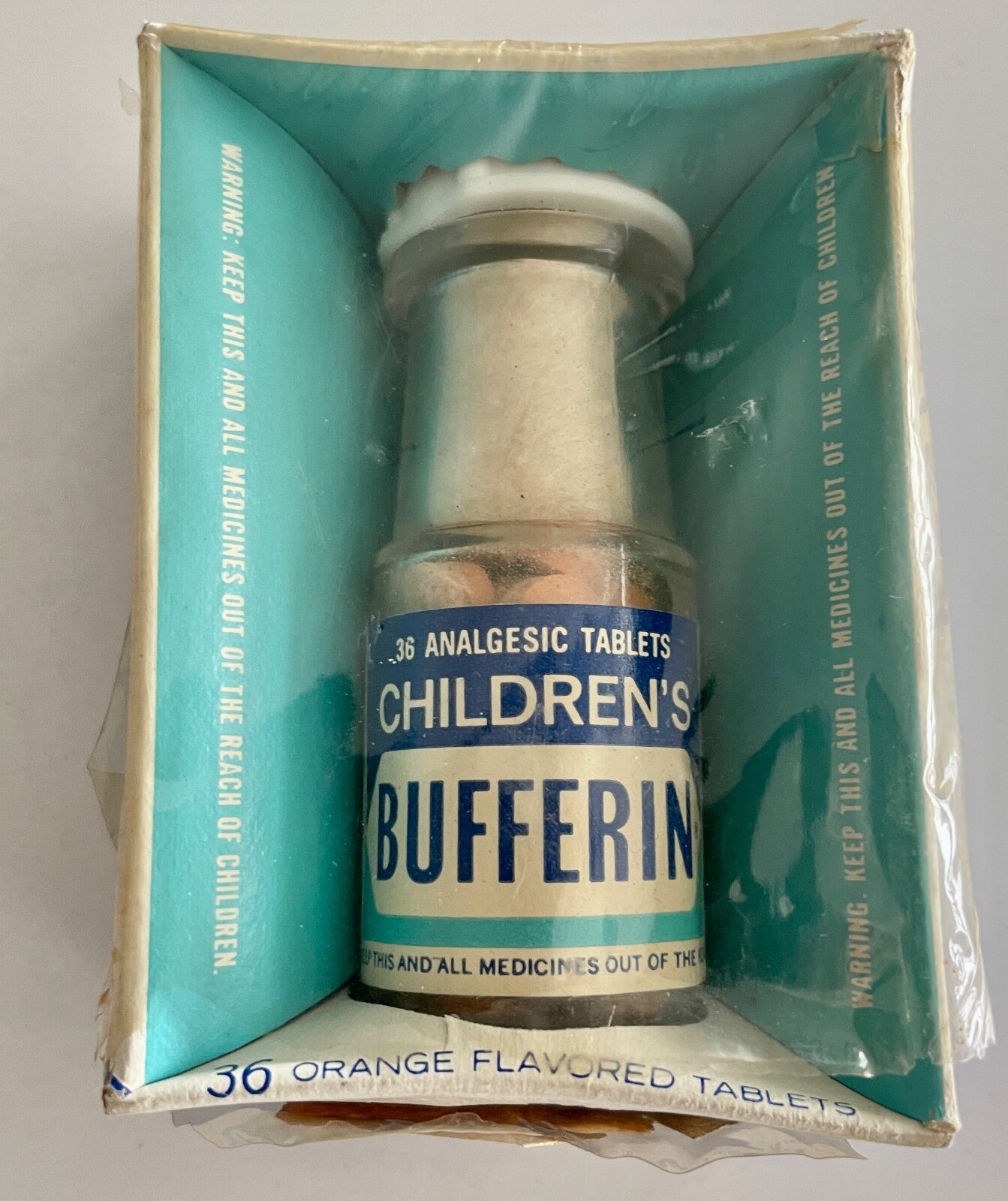 Vintage 1967 Bristol-Myers Children’s Bufferin Pediatric Formula NEW OS