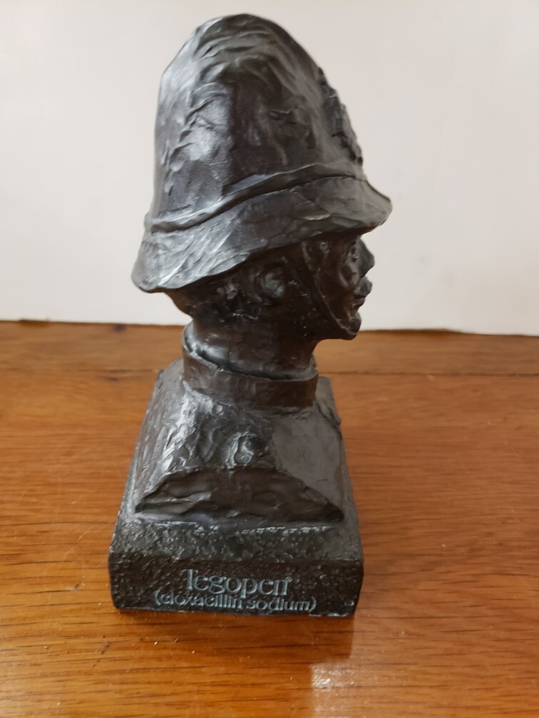 1977 Bristol Laboratories “The Oxford Bobby” Bust, Made of Resin