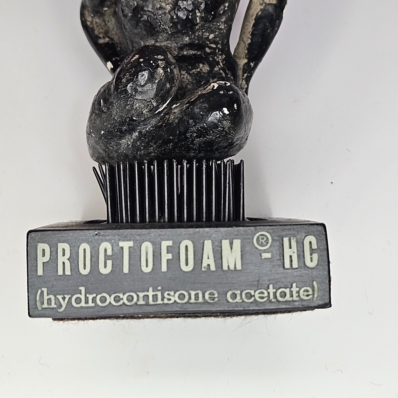 Vintage Proctofoam Pharmaceutical Advertising Bed Of Nails Fakir Figure