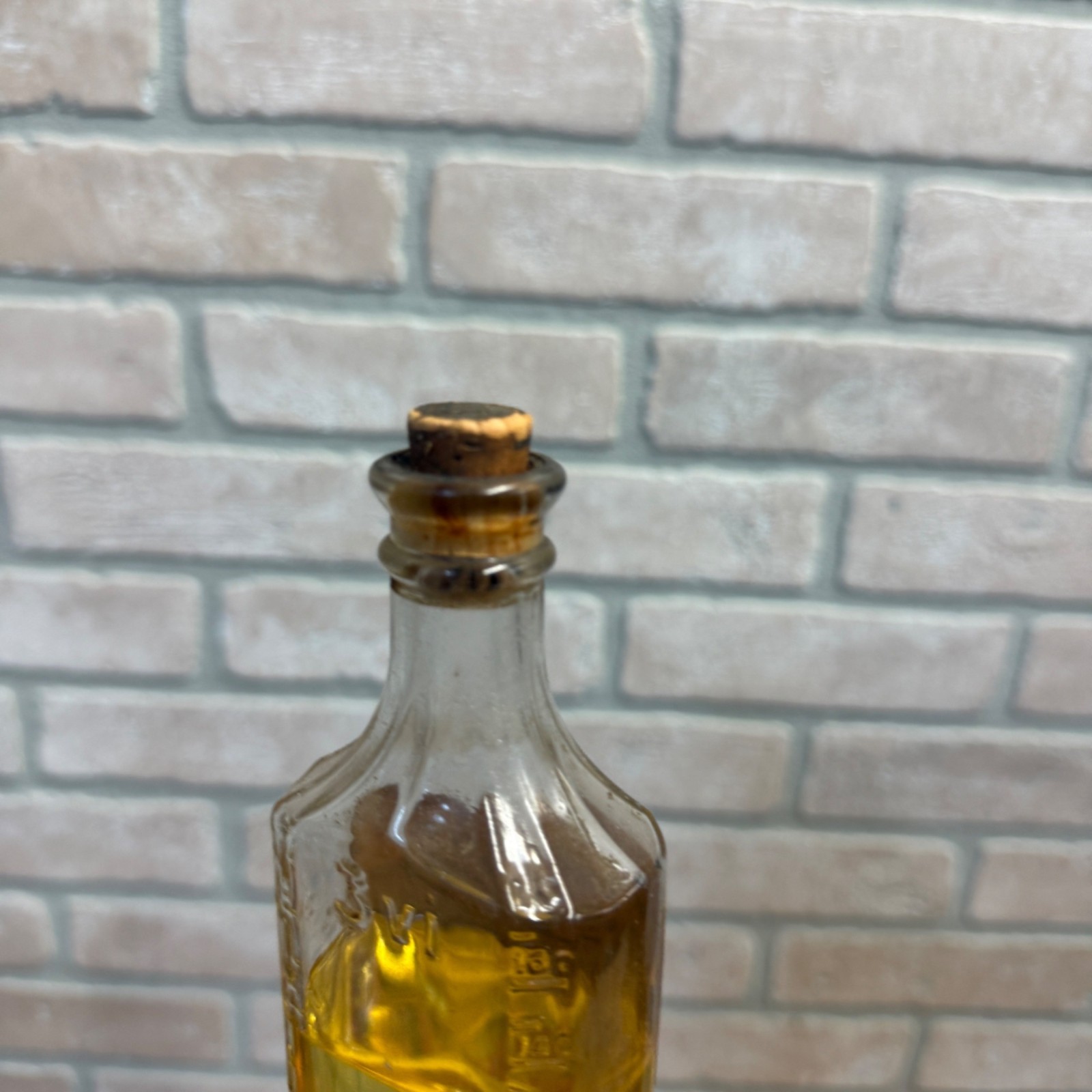 Vintage Apothecary Bottle “Camphorated Oil” Harrison Hannon Green Bay Wis