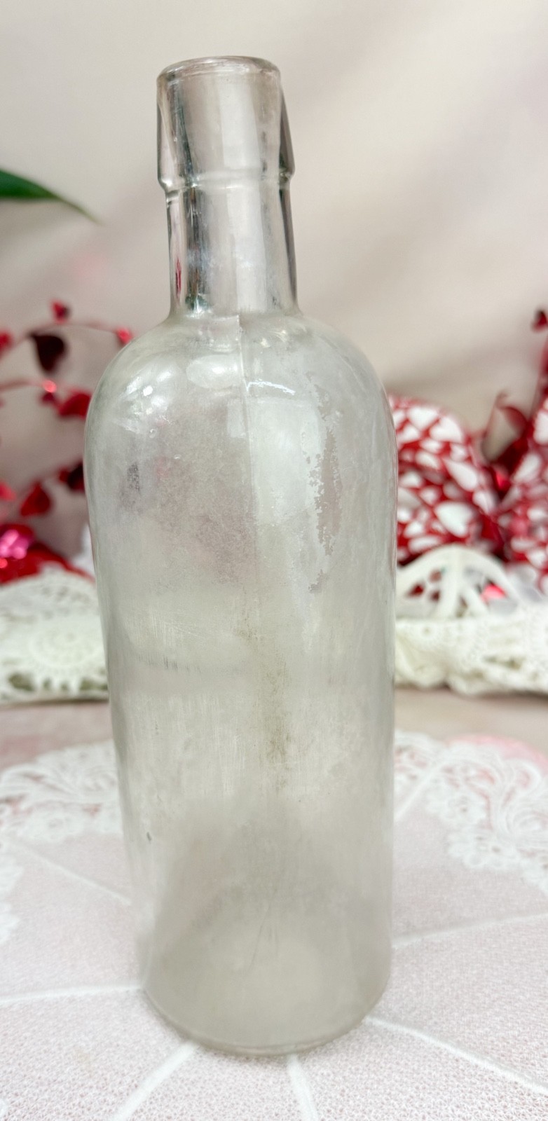 Antique 9-1/2” Dr. S.B.H. & CO Medicine CLEAR Glass Bottle-EMPTY *PLEASE READ*