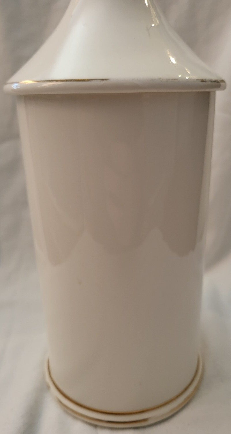 VTG Apothecary HASHISH Ceramic Canister/Jar & Lid Sigma Tastesetter By Towle HTF