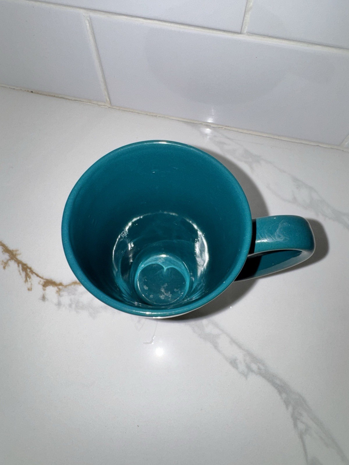 Lipitor Atorvastatin Promotional Teal Coffee Mug Cup