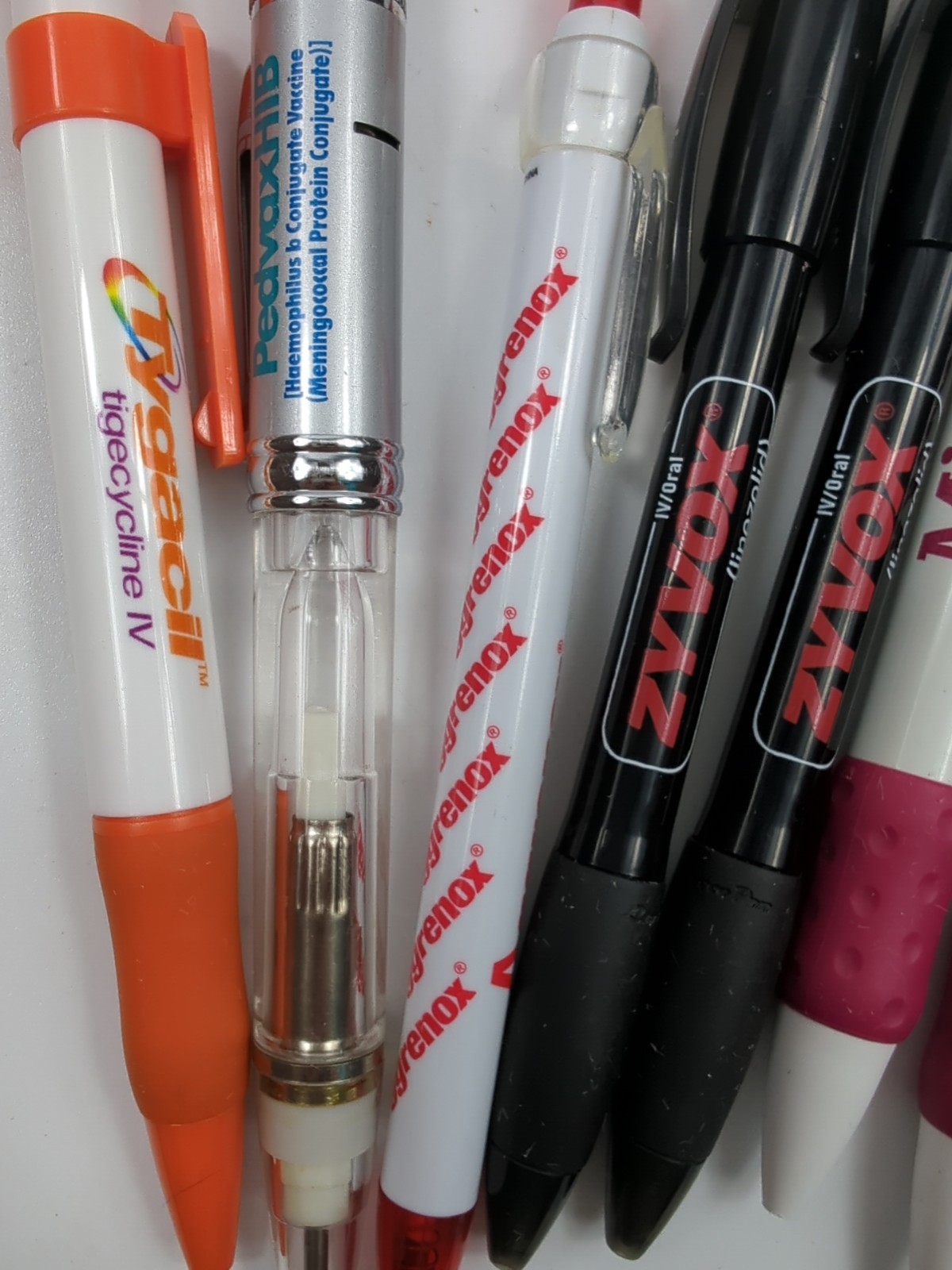 Lot of 7 Drug Rep Pharmaceutical Pens Pharma Medical Advertising Collectible