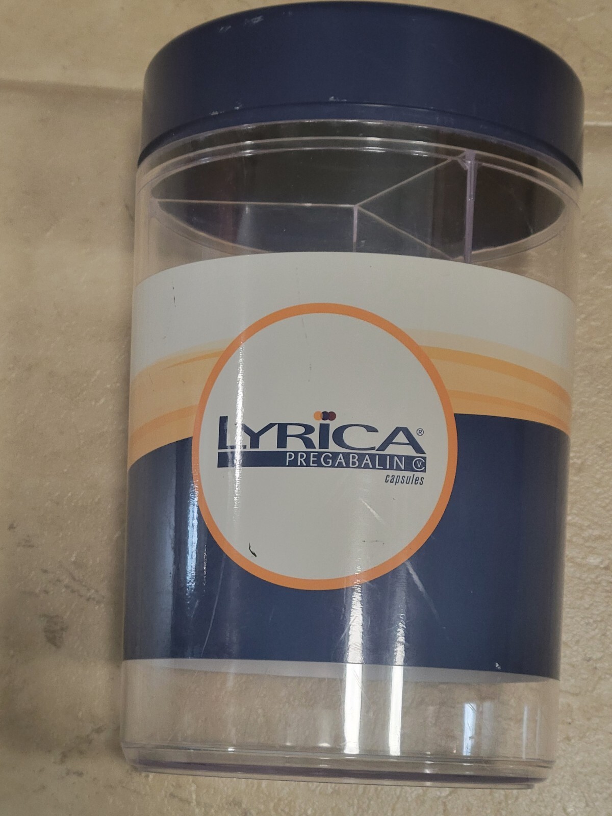 Pharma Lyrica Drug Rep Promo Apothecary Jar Doctors Office Pfizer