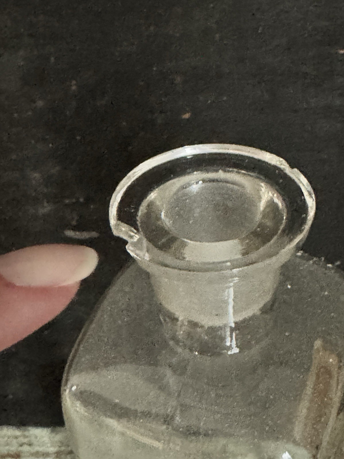 Antique Pharmaceutical Apothecary Medical Camphor Glass Bottle Jar