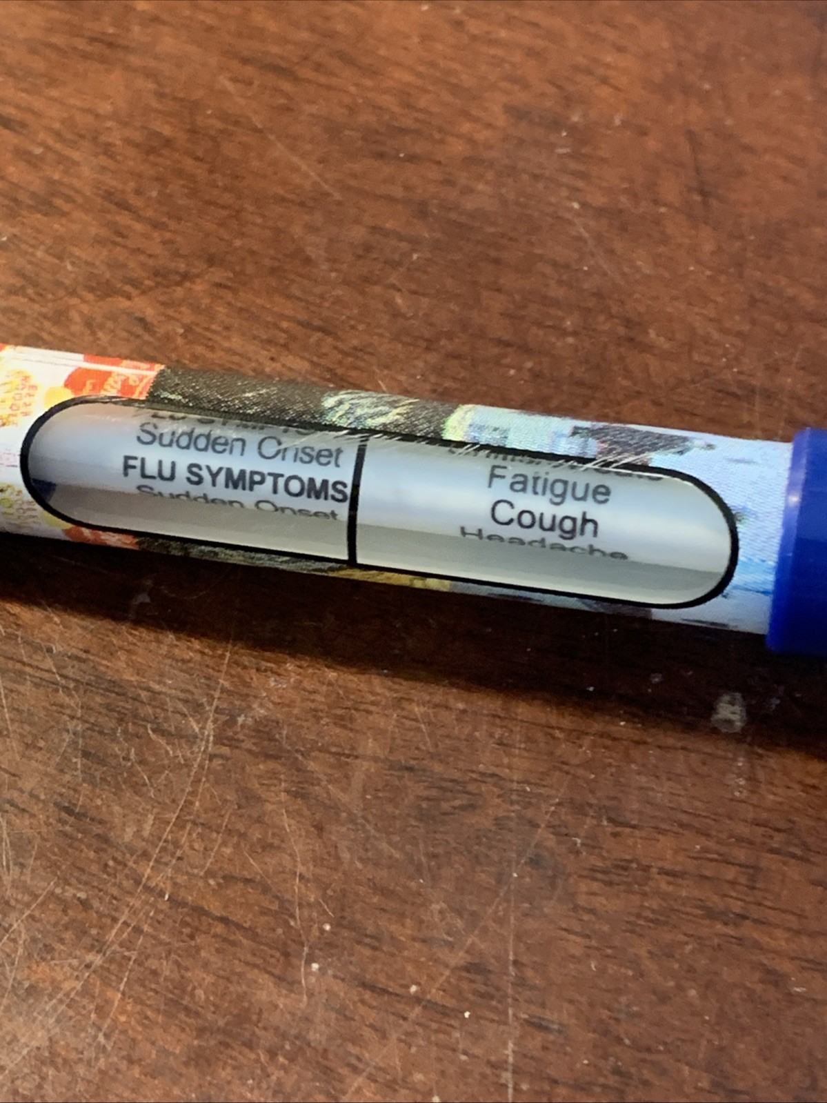 Vintage Roche Pharmaceutical Art Of Influenza Management Pen-works