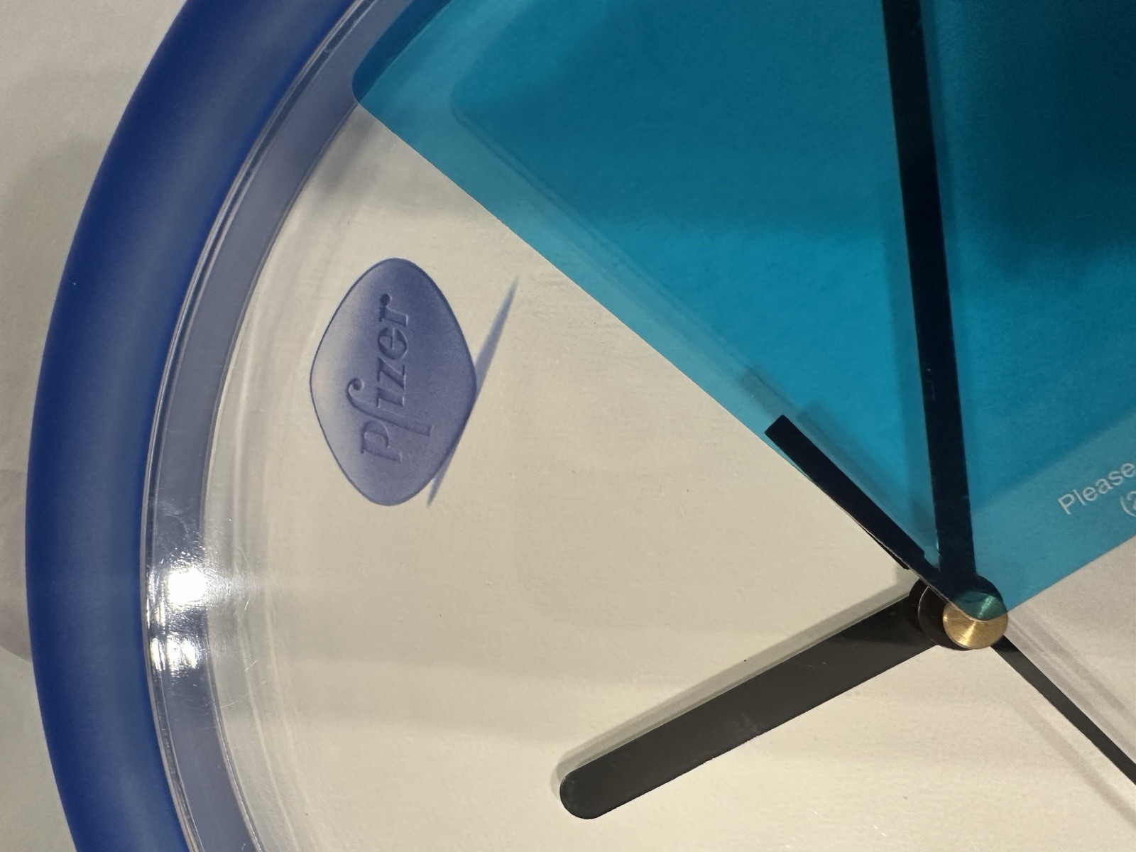 Rare Viagra Blue Pill Wall Clock Promotional Pharmaceutical Pfizer