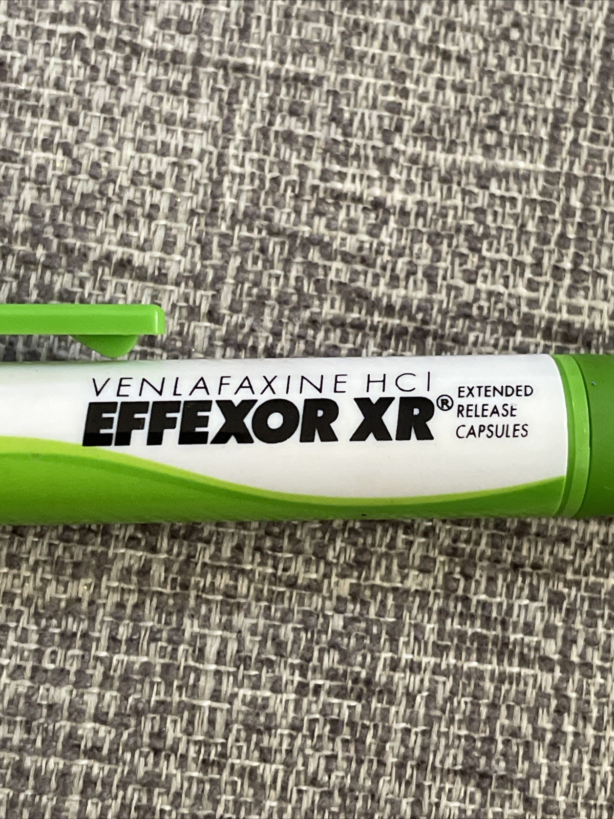 Vintage Effexor XR Venlafaxine HCl Promo Ballpoint Pen Pharmaceutical Ad
