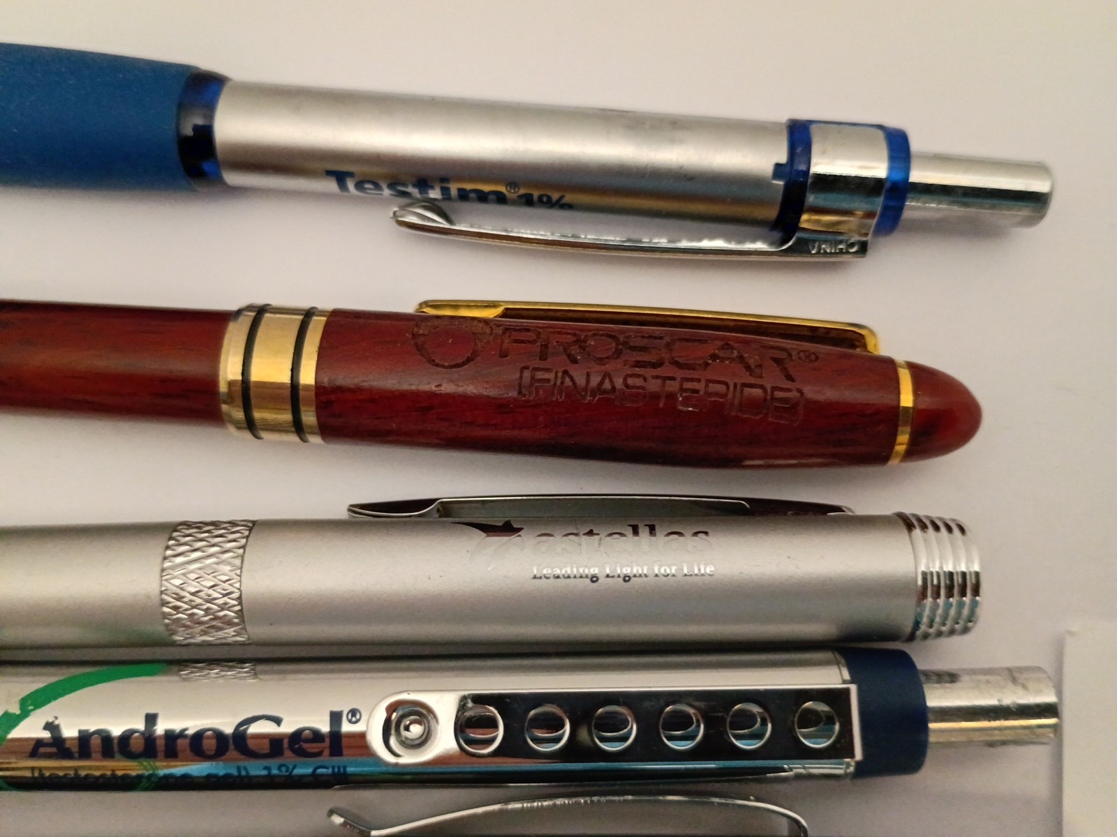 Lot 12 Big Pharma Drug Rep Pens Viagra Zyrtec Flomax AndroGel READ DESC.