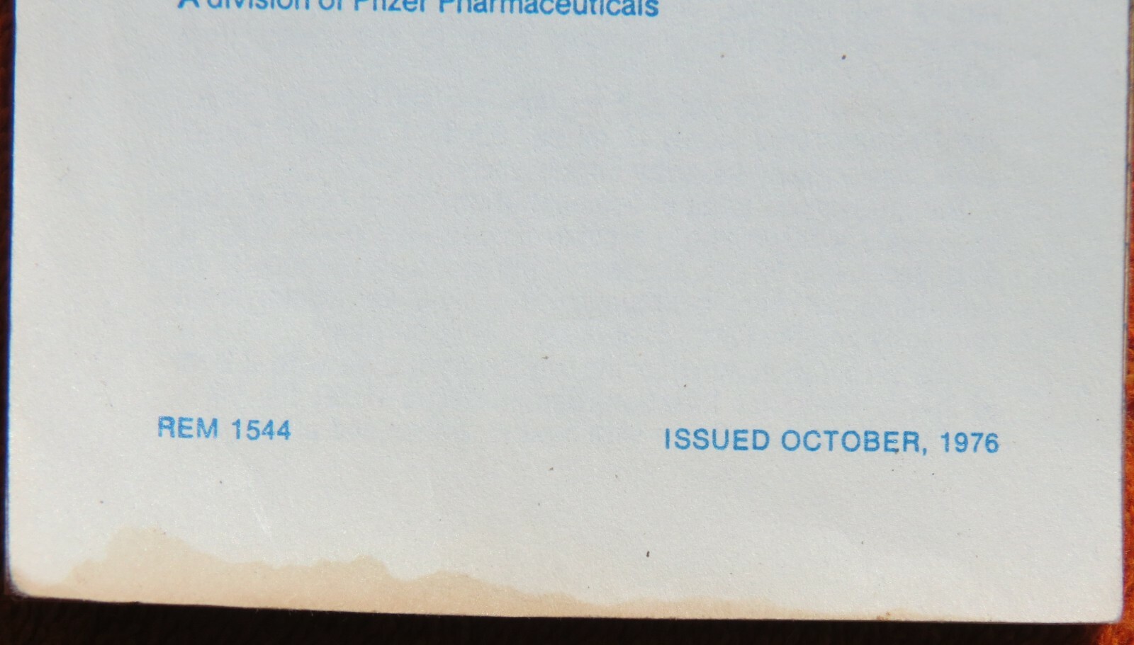 *RARE* 1976 Drug Rep Promotional EMETE-CON® Pocketsize Notebook & Pad *VG*