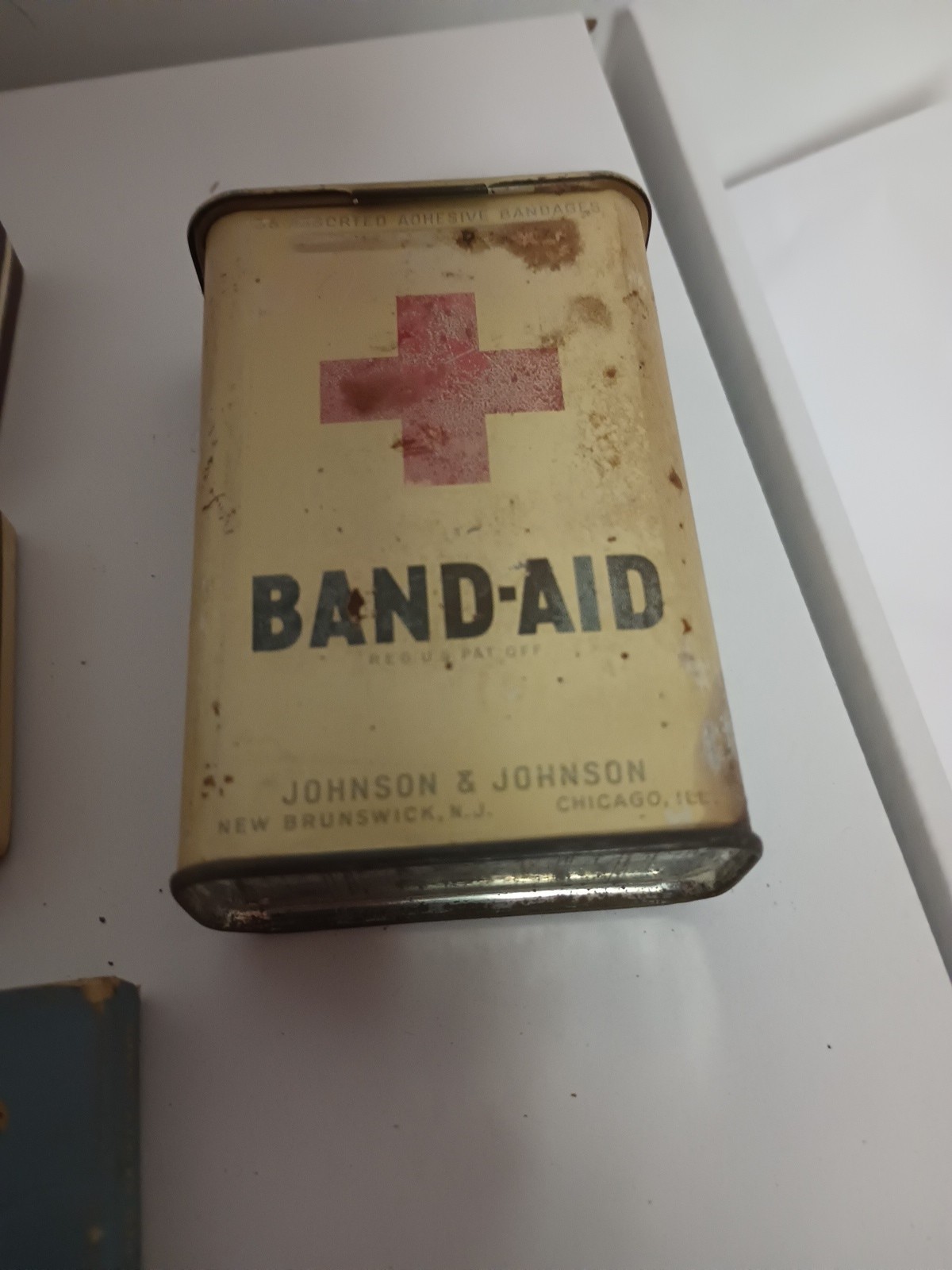 Medicinal Lot Of 7 Pieces 1950s First Aid And Prescription Boxes