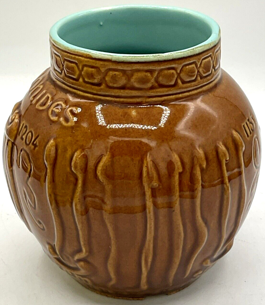 Secundum Artem Schering McCoy Ceramic Rx Apothecary Jar Vase Maimonides