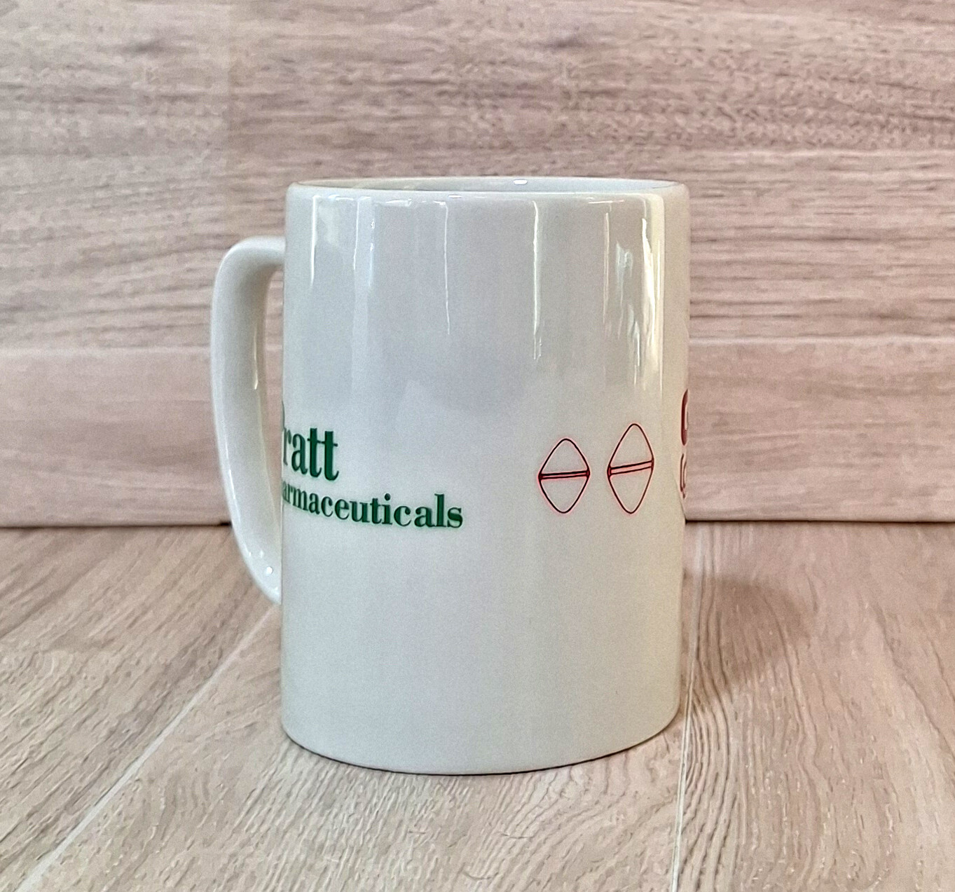 Glucotrol Glipizide Ceramic Coffee Mug Pratt Pharmaceuticals Drug Rep Swag