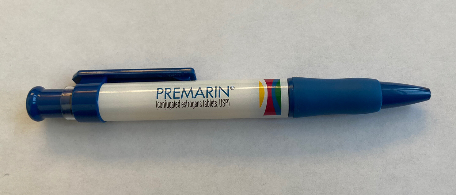PREMARIN SLIDESHOW Pharmaceutical Drug Rep Pen VERY RARE Advertising Collectible