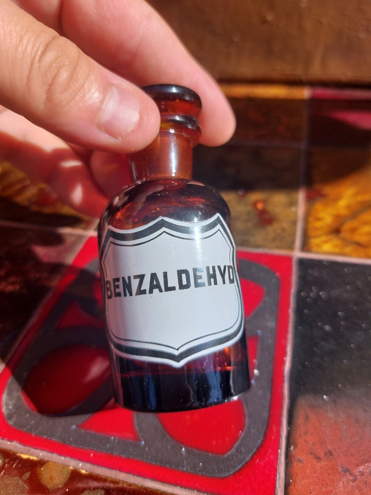 Glass Pharmacy Apothecary Bottle Vintage Empty