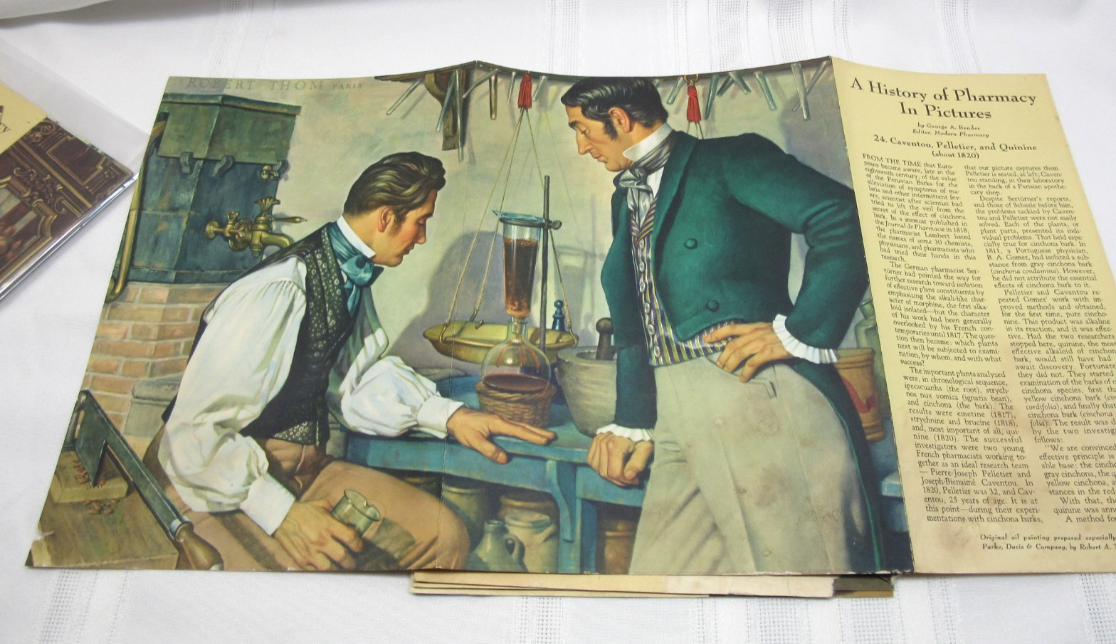 “A History of Pharmacy” in Pictures Set of 19 Prints Park Davis 1950’s